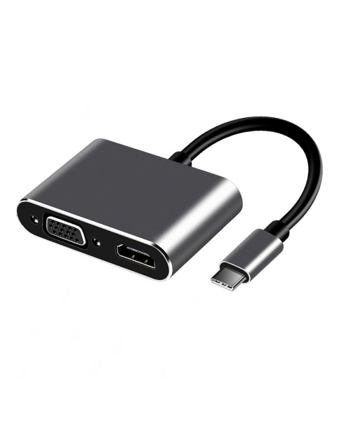 Frisby USB Type-C™ - HDMI + VGA Adaptör