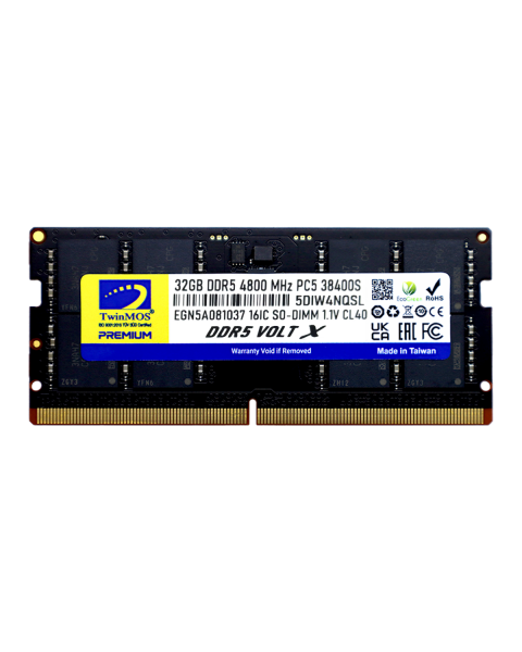 TwinMOS DDR5 32GB 4800MHz CL40 Notebook Ram