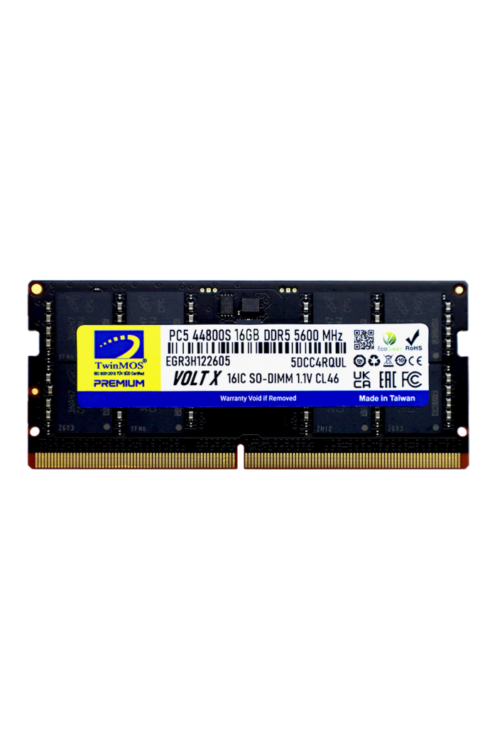 TwinMOS DDR5 16GB 5600MHz CL46 Notebook Ram  