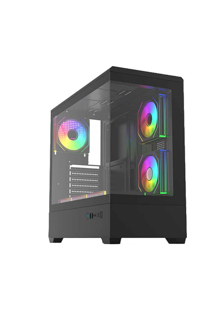 Frisby TUNDRA Gaming Kasa, ARGB Fan