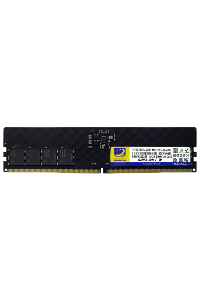 TwinMOS DDR5 32GB 4800MHz CL40 Desktop Ram