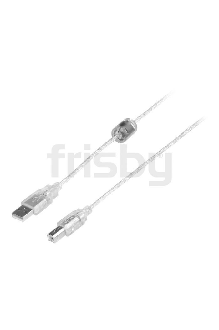 Frisby USB 2.0 Bağlantı Kablosu, Saf Bakır (1.8m)