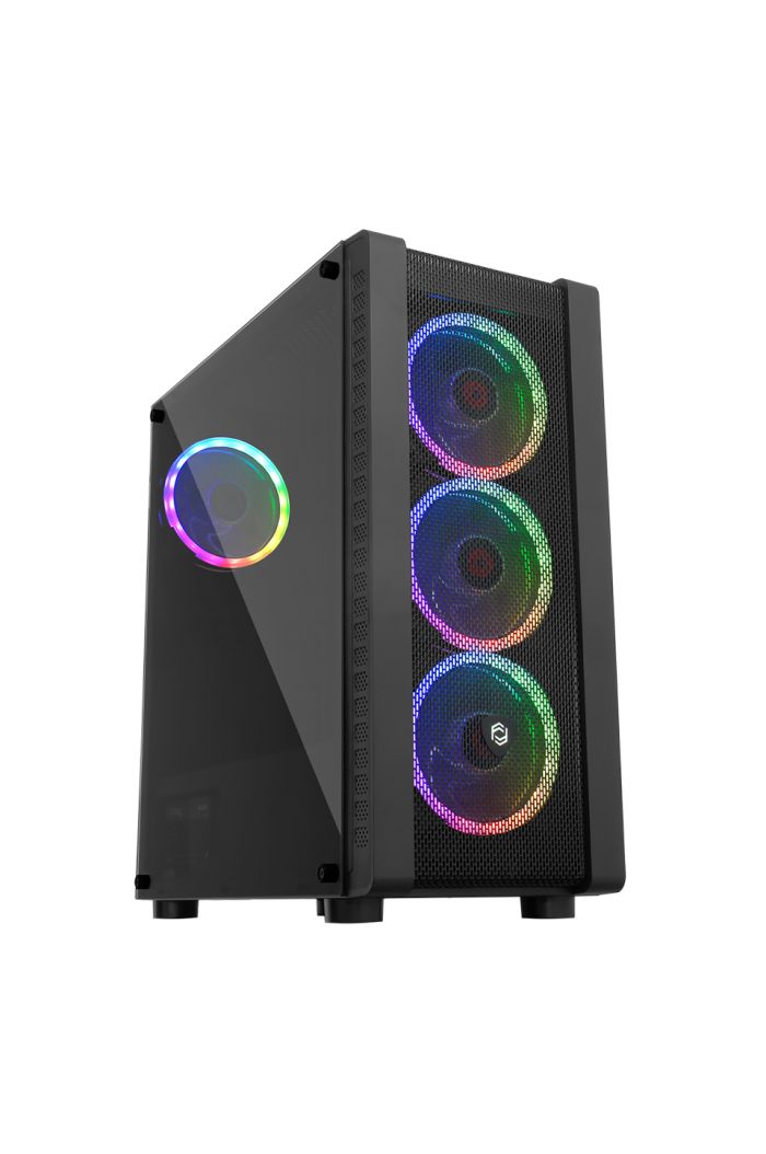 Frisby Gaming Kasa (Dual-Ring RGB Fan + 600W 80+ Bronze)