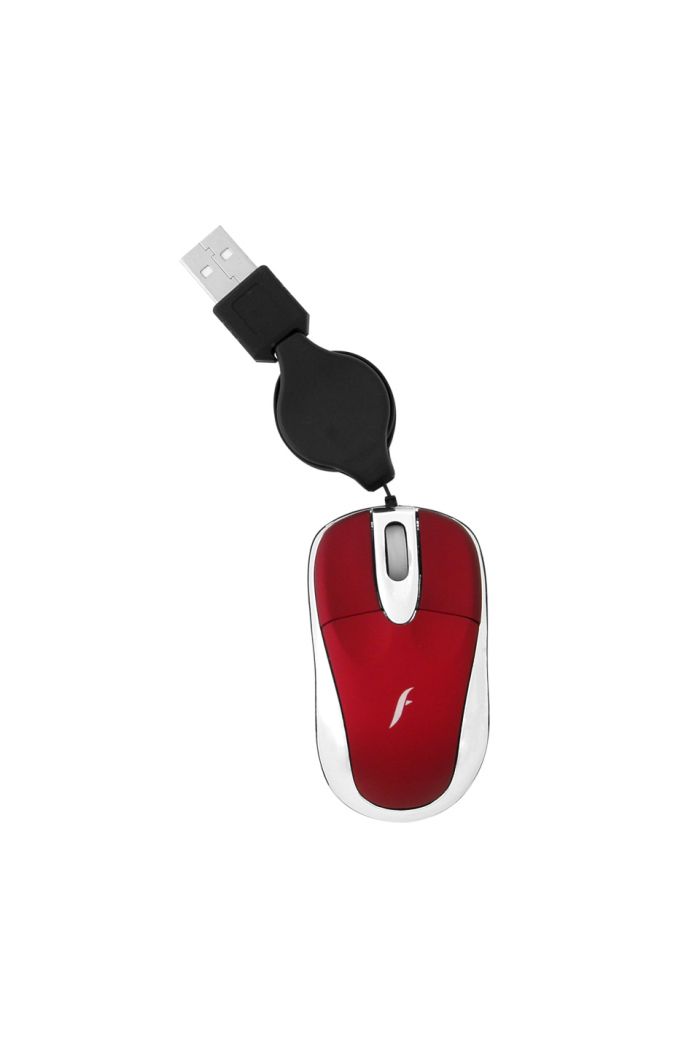 Frisby Makaralı Sup. Mini Optik Mouse (Kırmızı)