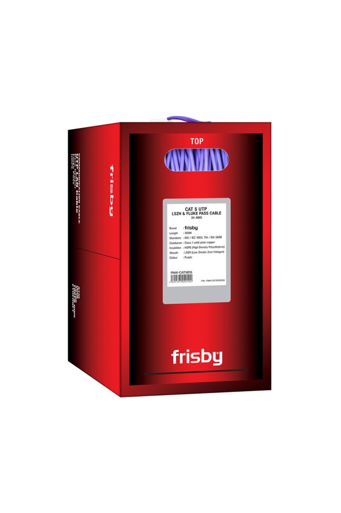 Frisby CAT5e UTP LSZH&FLUKE PASS Kablo (305m) 