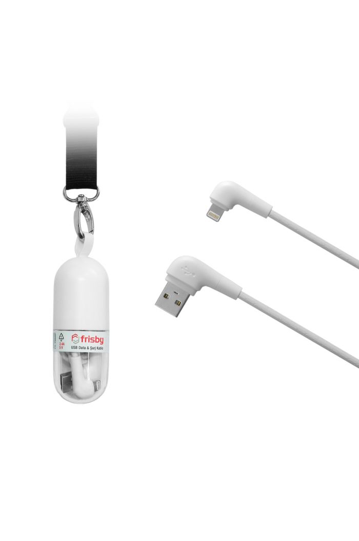 Frisby USB Data / Şarj Kablo - 8Pin Lightning (1.2m)
