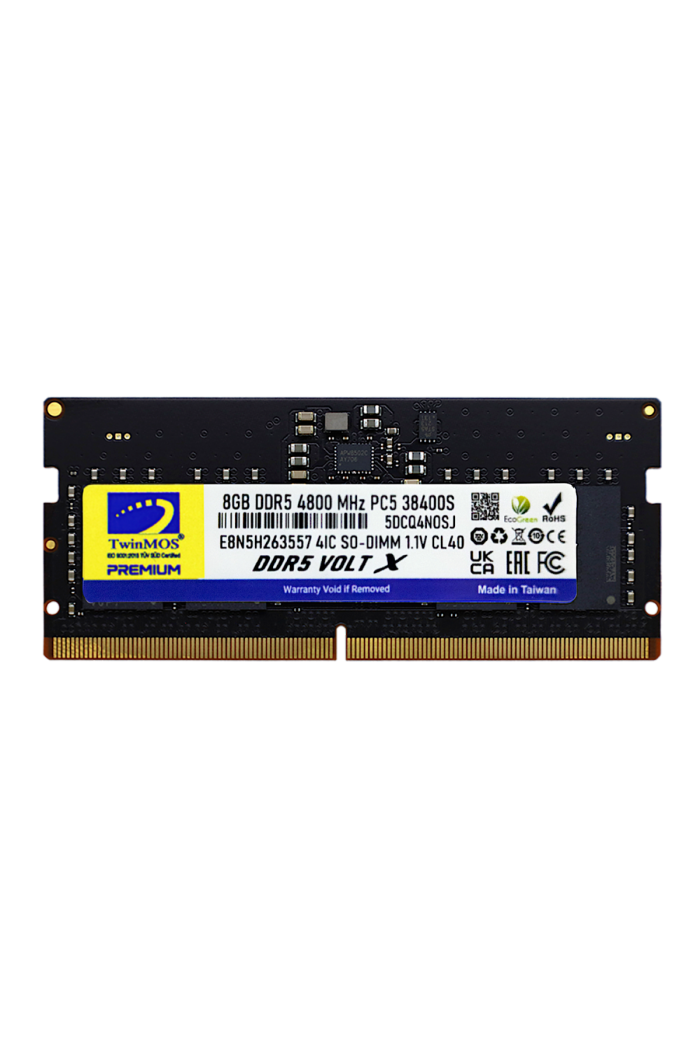 TwinMOS DDR5 8GB 4800MHz CL40 Notebook Ram