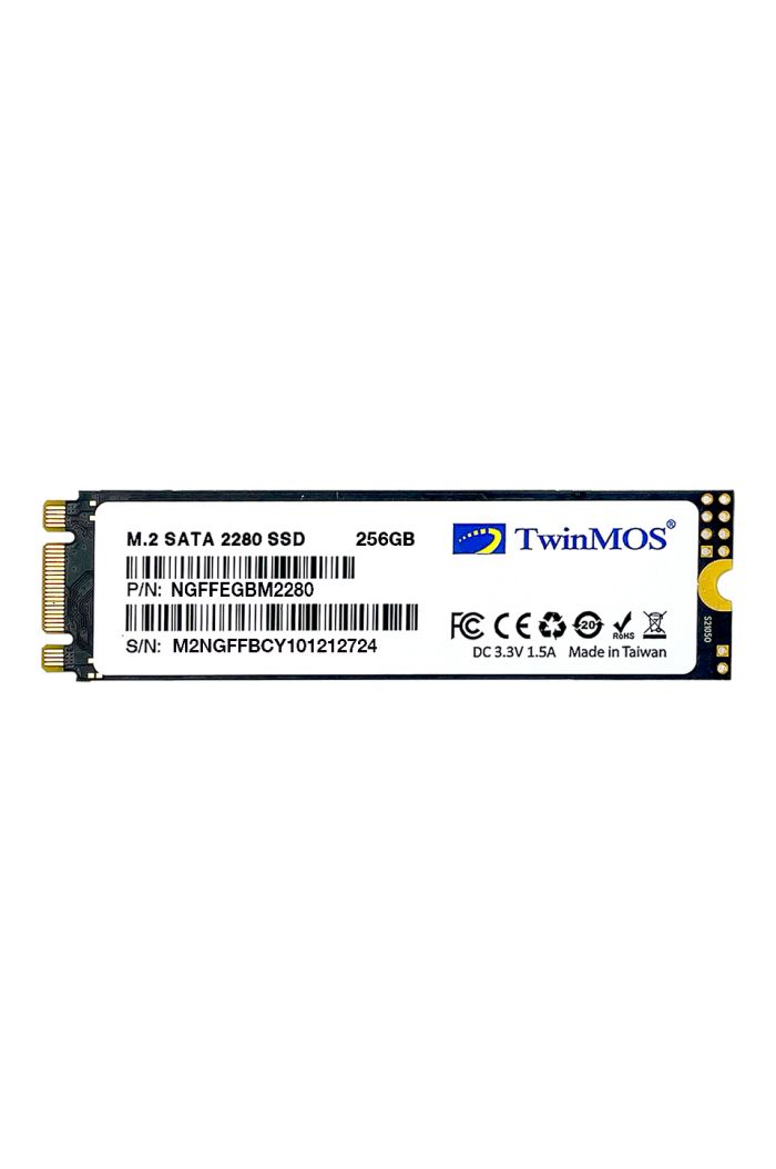 TwinMOS 256GB M.2 2280 SATA3 SSD (580Mb-550Mb/s) 3DNAND