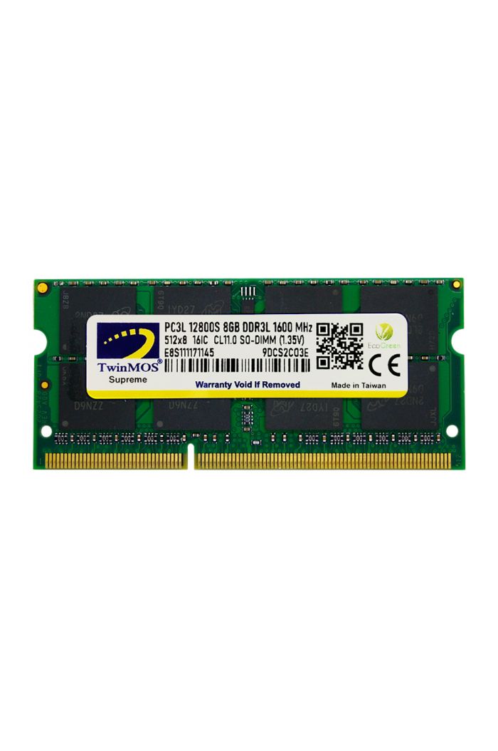 TwinMOS DDR3 8GB 1600MHz 1.35V Low Voltage Notebook Ram